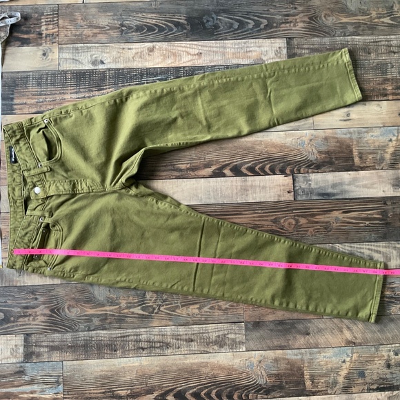 Bonobos 31x 30 5 Pocket Slim Taper Green Denim Mens Jeans - Picture 9 of 12